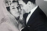 وردة مع زوجها الضابط الجزائري جمال قصري