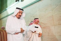 لقطات من زيارة خادم الحرمين الشريفين الملك سلمان بن عبدالعزيز آل سعود فى مايو 2015 للحرم المكي