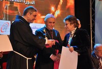 تكريمها من مهرجان المركز الكاثوليكي المصري للسينما في فبراير 2018 على مشوارها الفني