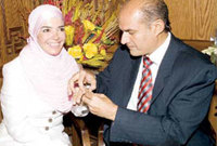 ثم تزوجت للمرة الثانية من رجل الأعمال «محمد قورة» 