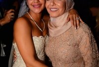 صور لمنى عبد الغني من حفل زفاف ابنتها ريم