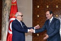 السيسي والرئيس الجزائري بوتفليقة